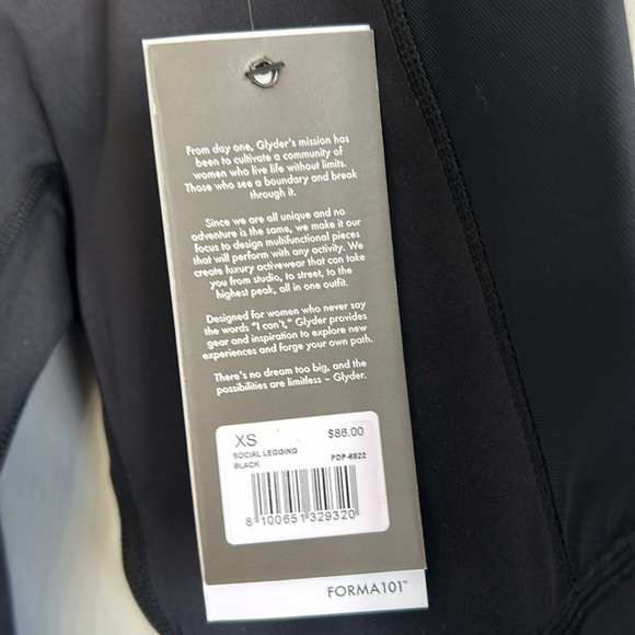 Women’s leggings glyder black size XS - Picture 4 of 9